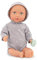 LullaBaby – Baby Puppe mit Puppenkleidung – Porzellan Hautton & Blaue Augen – 36 cm Babypuppe Weichkörper – Strampler mit Kapuze & Schnuller – Spielzeug für Kinder ab 2 Jahren