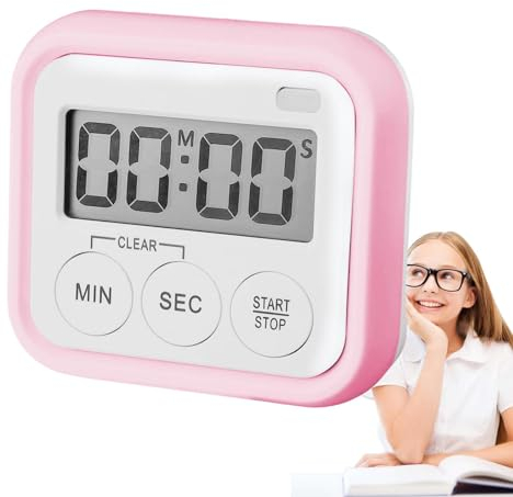 Timer da Cucina Digitale - Contaminuti per Uova,Allarme Forte con Volume Regolabile, Display LED Multifunzione, Timer da Cucina Magnetico, Facile per Cucinare, cuocere al Forno, cuocere
