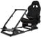 Dardoo Racing Simulator Cockpit with Black Seat Foldable Fit for Logitech Thrustmaster G27 G29 G920 G923 Steering Simulator Stand Adjustable Gaming Frame(Without wheel pedal handbrake shifter)