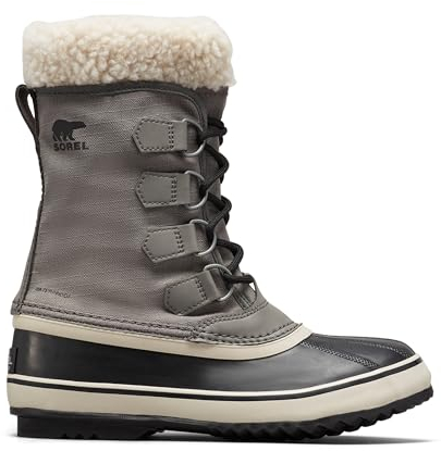 Sorel Damen Winter Carnival Boot WP wasserdichte Schneestiefel, Quarry, Black, 42 EU
