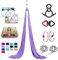 ZYOsJK Aerial Silks 11 Yards - Premium Aerial Silk Hammock for Home or Acrobatic Flying Yoga (LIGHT PURPLE)