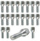 20 Radschrauben Radbolzen Kegelbund silber M12x1,5 60mm