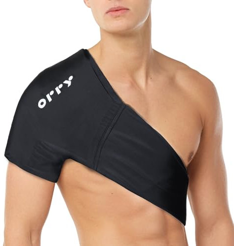 ORRY Pack de Gel Glacé pour l'Épaule - Manchon de Gel de Compression Réutilisable pour la Thérapie par le Froid/Chaud - Soulagement de la Douleur de l'Épaule - Facile à Ajuster