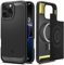 Spigen Rugged Armor MagFit Case for iPhone 16 Pro Max, Compatible with MagSafe Accessories - Matte Black