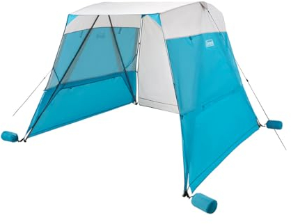 Coleman Tragbarer 2,1 x 2,1 m Rucksack-Sonnenschutz, leichtes Schattendach mit einfacher Einrichtung und Rucksack-Tragetasche