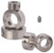 Stellring 12mm Edelstahl V2A 2 Stück Sicherungsring DIN 705 rostfrei Stellringe mit Gewindestift (DIN 914) Form A Wellenringe für Achse, Welle und Schubkarrenrad