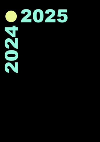 2024-2025: Agenda 2024 2025 Giornaliera 1 pagina per giorno 15 mesi formato grande A4, ott 24 - dic 25, con note e cose da fare, colore nero