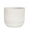 MICA Decorations Pot de fleurs Florian - 22 x 22 x 20 cm - Terre cuite - Blanc cassé