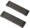 2 Pieces Flush Handles, Grey 128MM Hole Spacing Concealed Square Pull Ring Handles for Cabinet Doors with Screws, Suitable for Chest of Drawers.