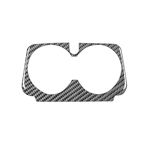 Schalttafelabdeckung Trims Für Benz Für GLC/C-Klasse W205 X253 2015-2022 Carbon Fiber Center Console Getränkehalter Zierrahmen Aufkleber Panel Schutz Rahmen Trim Aufkleber