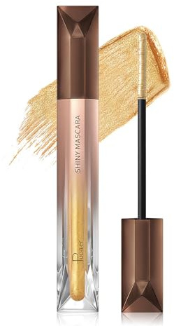 Prreal Gold Glitter Mascara, Diamond Lash Mascara for Eyelashes
