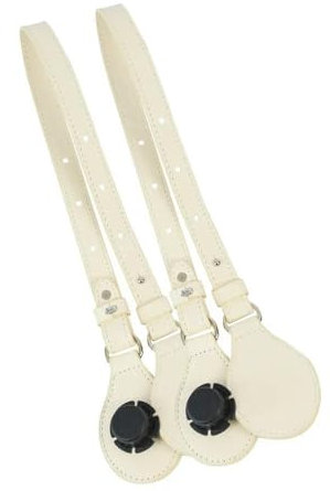 QIUMING Flacher Ledergürtelgriff mit Tropfen, beidseitig verstellbare Länge, für Obag Basket Bucket City Chic Damenhandtasche