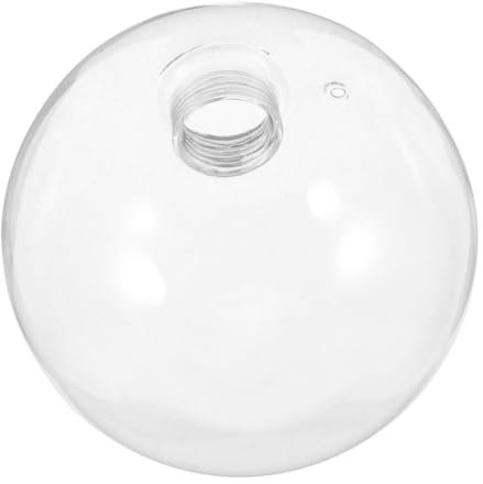 Hemobllo Abat-Jour En Verre Globes De Ventilateur De Plafond Cache-Ampoule En Verre De Remplacement Pour Luminaires Globe De Plafonnier Cache-Ampoule De Salle De Bain Transparent