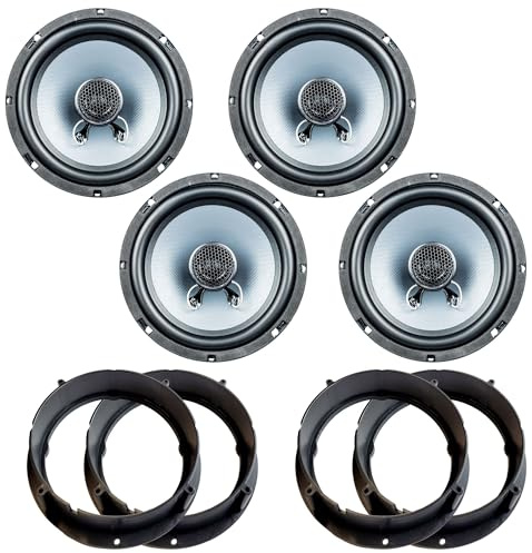 PG Audio Lautsprecher Boxen passend für Seat Toledo Leon, VW Polo 6R Tür vorne und hinten