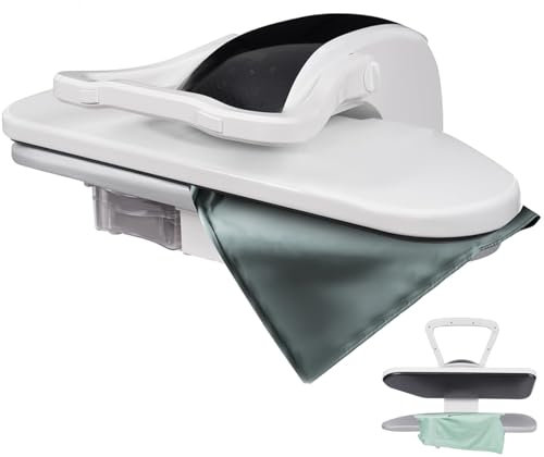 Large Steam Iron Press,Steam Iron Press with Touch Screen,1600W Powerful Steamer, Quick Heat in 4 Mins,Multiple Steam Functions, Temp Settings, for Clothes, Sheets, and Fabrics