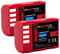 Baxxtar Pro DMW BLF19 E Batterie (2X 2400 mAh) Compatible avec Panasonic Lumix DC G9 GH5 GH5s DMC GH3 GH4 GH4R - Sigma BP-61 etc.