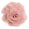 Textilblüte Rose Ø9cm Ansteck-Blüte Spange Haarspange Sicherheitsnadel Brosche, Farbe:rosa