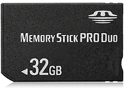 LICHIFIT Memory Stick Pro Duo da 32 GB Memory Card Thumb Drive Flash Drive Bulk per Sony PSP 2000 3000 Nero ad alta velocità