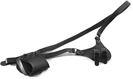 Mittelalterlicher Schwertgürtel, Taillenscheide, Scheidenhalter, Steampunk, PU, Ritter, Kampfkostüm, Rapier-Ring, Gürtel, Sholder für Wikinger, Pirat, LARP, Halloween, Verkleidung, Schwarz