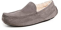 UGG Men's Ascot Slipper, Grey, 17 UK