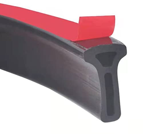 AGSYFFD Barrière de douche, Paroi de douche en silicone, Seuil de douche barrage d'eau Auto adhésif, Pour séparer les salles de bains sèches et humides, Noir