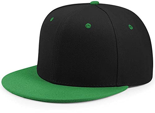 YEKEYI Cappello da baseball unisex con visiera per papà cappello da pesca piatto regolabile Snapback cappello unisex hip hop berretto da baseball, Lgrebla, taglia unica