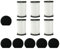 qinggw Filtro Hepa para MooSoo D600 D601 Cecotec Conga Thunderbrush 520 550 560 Ariete Handy Force 2761 2759 RBT Piezas de aspiradora (Color : 6Pcs)