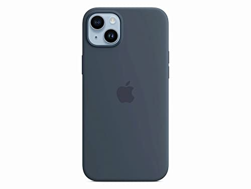 Apple iPhone 14 Plus Silikon Case mit MagSafe - Sturmblau 