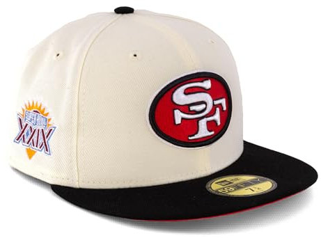 New Era Cap 59FIFTY Herren Basecap NFL NBA MLB Limited Edition (San Francisco 49ers beige, 7 1/4