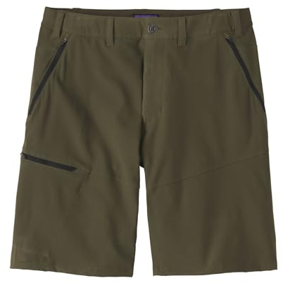 Patagonia Herren M's Altvia Trail Shorts – 10 Zoll. Bottoms, Grün (Basin Green), 28