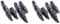 Offgridtec® Y-Stecker - Abzweigbuchsen (Set) kompatibel zu den gängigen Solarsteckern Stecker Solar Photovoltaik Steckverbinder mit Easy-Klick Verschluss (Packung mit 2)