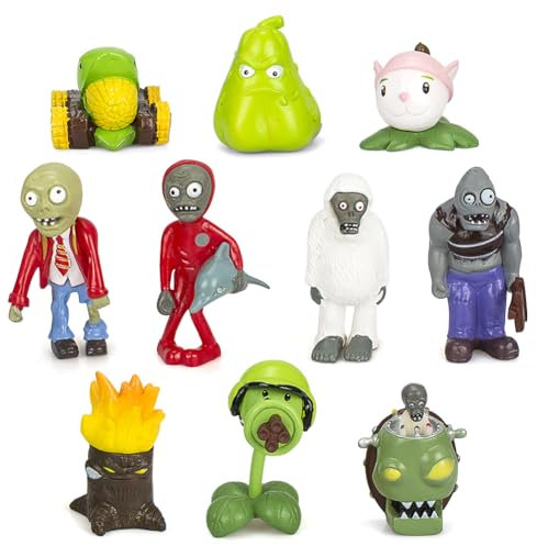 Plants Vs Zombies Toys, Plant Game Theme Toy Plants Vs Zombies Character Show Toys Mini Figure Toy Cartoon Party Figure Cake Decorating Kids Birthday Gifts