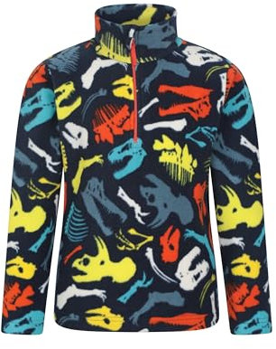 Mountain Warehouse Pursuit Printed Kids Hoodie - Microfleece, Anti-pill Pullover, Breathable Girls & Boys Sweatshirt - For Spring Summer, Camping & Outdoors Mixed 3-4y