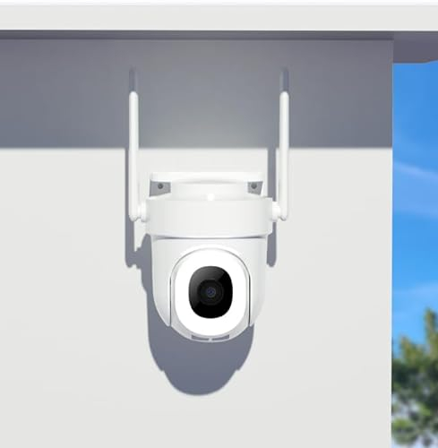 BondFree 2K 4MP Überwachungskamera Aussen, 355°/90°Schwenkbar WLAN Kamera Outdoor, Farbnachtsicht, 2-Wege-Audio, PIR Bewegungsmelder, Personen/Autoerkennung, mit 18LEDs