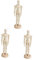 EXCEART 3St Modell bewegliche Holzpuppe Zeichnung Schaufensterpuppe Männchen Körper Holzpuppe zum Zeichnen Holzaccessoire es kann Sich bewegen Marionette Mann Bambus