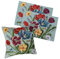 Gobelin Tischset 2er Pack Blumen Tischdeko mit Baumwolle Osterdeko Untersetzer Esstisch Natur Deko Sommerwiese Typ884 Platzsets 33x46 cm Türkis