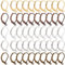 SOFPLATE 1 Box 200Pcs French Leverback Earring Hooks Huggie Earring Findings Bulk Brass Gold Wire with Loop Silver Dangle Small Lever Back Earring Wires for jewellery Making Supplies DIY Craft Beginne