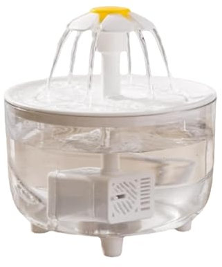 Fuente de agua para gatos, dispensador de agua transparente, fuentes para mascotas, dispensador de agua eléctrico automático, fuente de agua portátil para mascotas, gatos y perros, hogar, interior