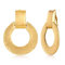 LILIE&WHITE Ohrclips für Damen, Gehämmertes Design, Runde Form, Eleganter Modeschmuck für Alltag und besondere Anlässe