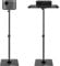 VEVOR Support de Projecteur Hauteur Réglable de 77 à 161 cm, Support Vidéoprojecteur sur Pied, Stand de Vidéoprojecteur avec Plateau, pour Cinéma en Plein Air Maison Bureau Scène Studio, Noir