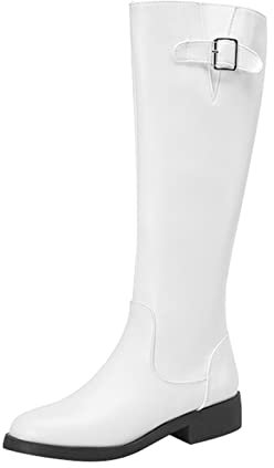 EJIMUQO Regalini Natale Colleghe Stivali Donna Colore Testa Di Moro Stivaletti Biker Donna Stivali Antinfortunistica Donna 38 Stivaletti Tacco Largo Stivali Donna Beige Cammello