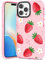 Kokaade for iPhone 12 Pro Case for Women Girls - Cute Kawaii Strawberry Flower Design Fashion Phone Cover Girly TPU Funda for iPhone 12Pro