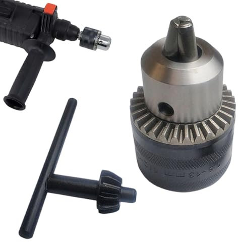 Mandrin à couronne dentée 1,5-13 mm – 1/2-20UNF, mandrin en métal de haute qualité, accessoires pour marteaux perforateurs, adaptateurs de mandrin pour perceuses à percussion, marteaux perforateurs,