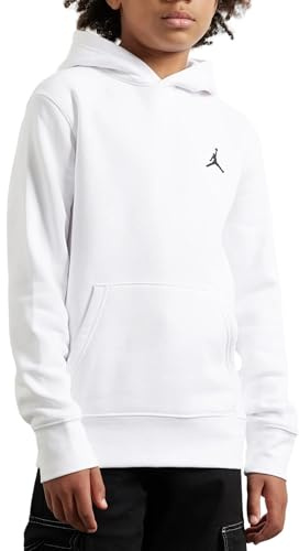 Nike Jordan Jungen Sweatshirt mit Kapuze MJ Brooklyn Weiß Code 95D392-001