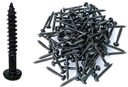 100 Stück Metall E-Gitarre Tonabnehmer Montagerahmen Schraube Gitarre Humbucker Pickup Ringe Befestigungsschrauben dauerhaft