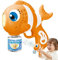 Automatic Bubble Machine, Fun Fish Bubble Blower, Portable Smooth Soap Dispenser, Battery Operated Blowing Toy, Perfect for Boys Girls Birthday New Year Easter Backyard Bath