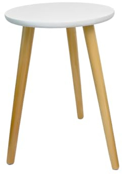 Yumzxin Wooden Plant Stand - Indoor Flower Pot Holder, Modern Side Table for Home Decor, Small Plant Shelf 42 x 28cm
