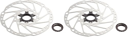 SHIMANO Bremsscheibe SM-RT64 203 mm mit Center-Lock-Ring (Packung mit 2)