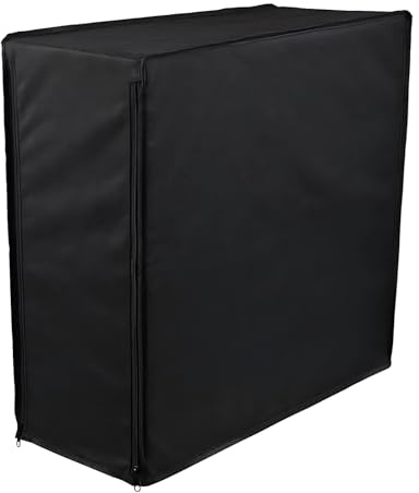 Kronabelle Black Storage Bag Easy Clean, Pc Tower Desktop Dust Cover, Oxford Fabric Quality, Host Computer Protector Waterproof, Anti-Static Case CPU
