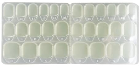 600 Pastilles AdhéSives Transparentes Pour Ongles, 20 Feuilles De Pastilles AdhéSives Double Face Pour Nail Art à Faire Soi-MêMe